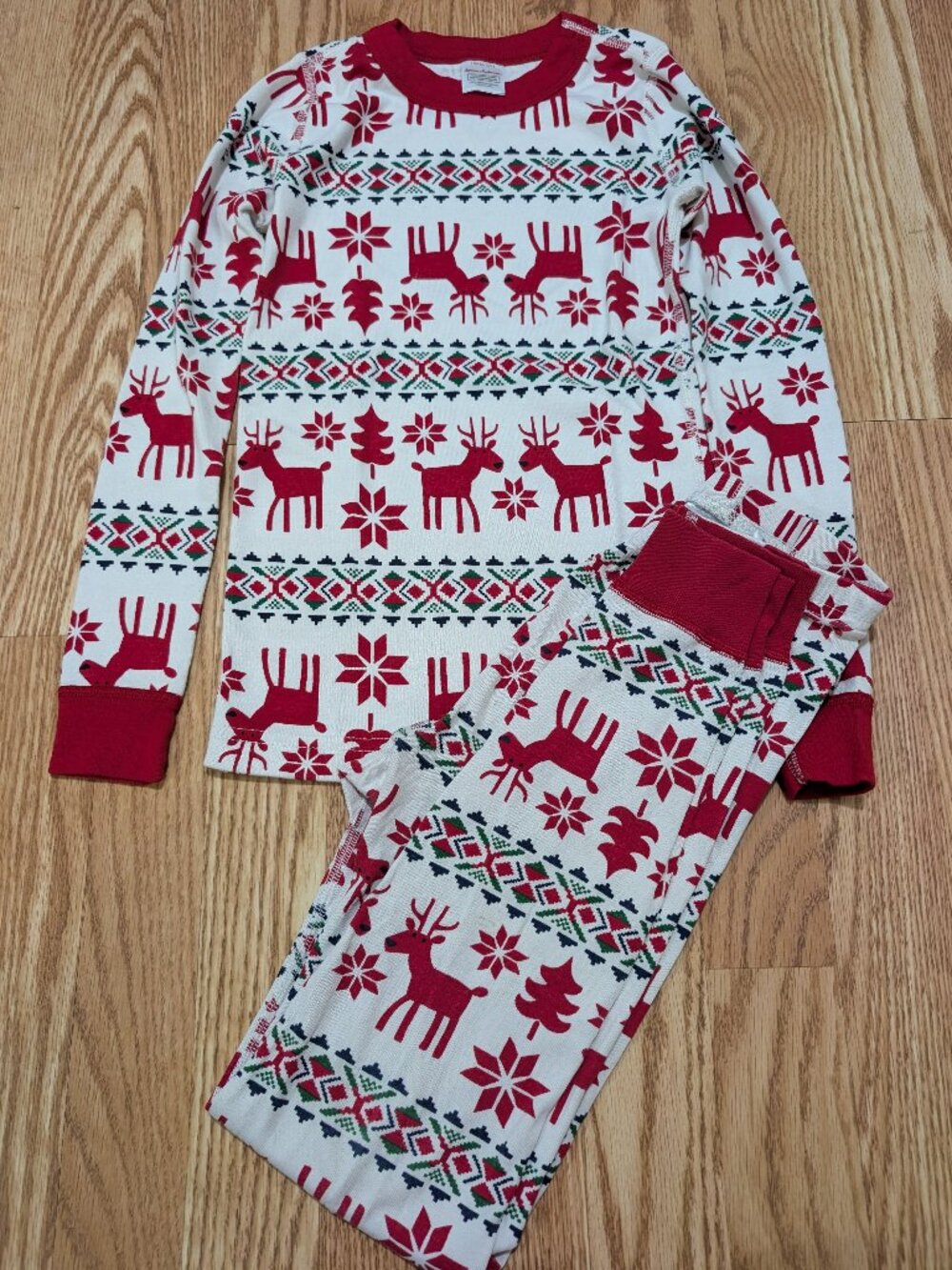 Hanna Andersson Dear Deer Holiday Pajamas 130 8